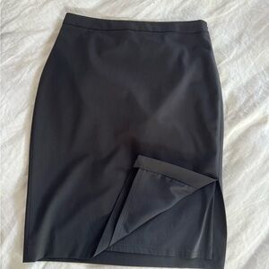 Banana Republic Elegant Black Pencil Skirt